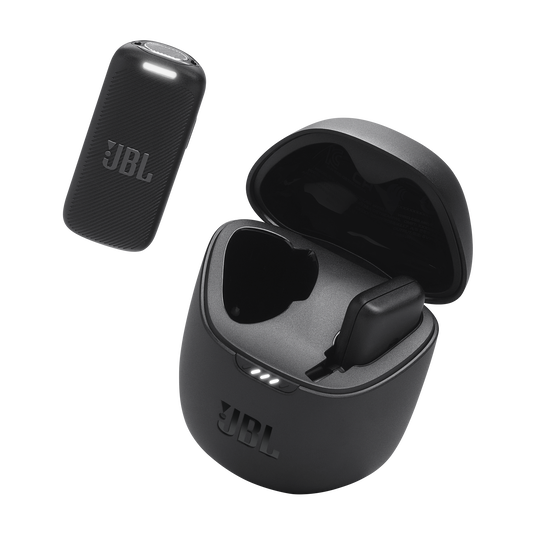 JBL Quantum Stream Wireless Lightning - Black - Wearable wireless streaming microphone for Lightning connection - Front image number null